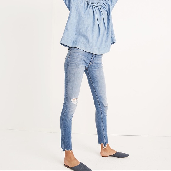 Madewell Denim - Size 26 9” Mid Rise Skinny Madewell Jeans